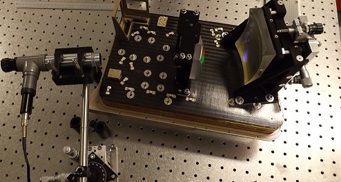 TA60 autocollimator alignment of optics