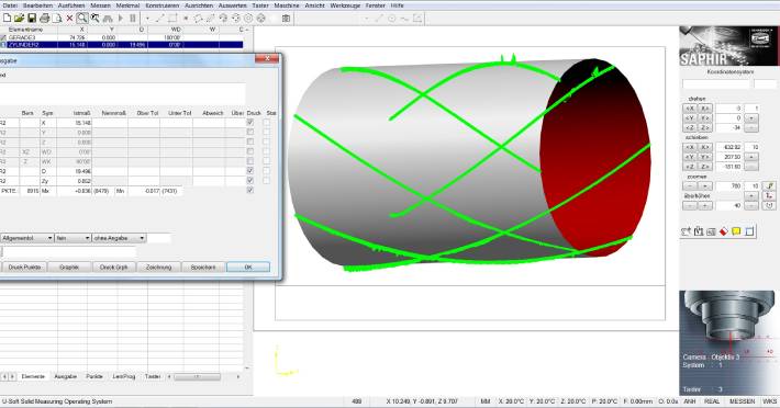 3D results cutting tool 