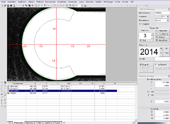 Geometry Measurement of Lens Housings software