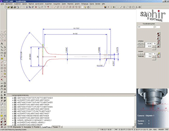 Dimensions of Intake and Exhaust Valves software